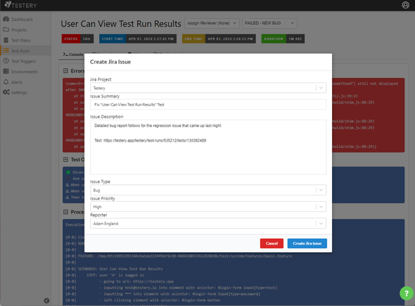 Introducing Jira Integration for the Testery Platform