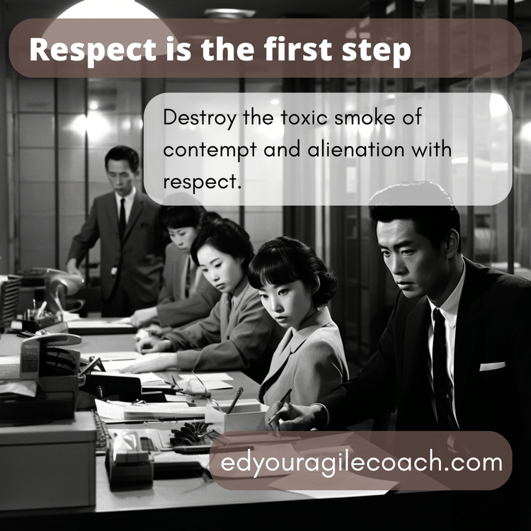 Break the cycle with respect.