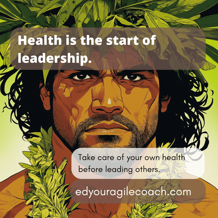 Leadership means listening to your body.