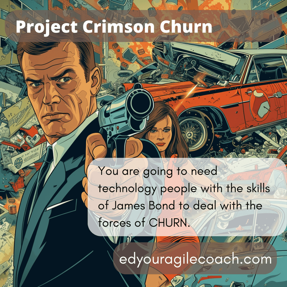 Midjourney image of James Bond by Mike Allred.