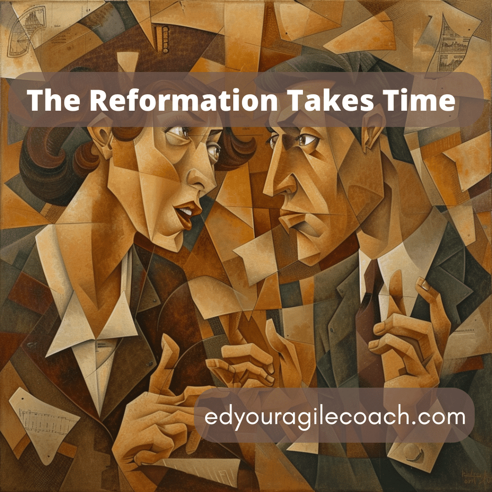 The reformation may take a while.