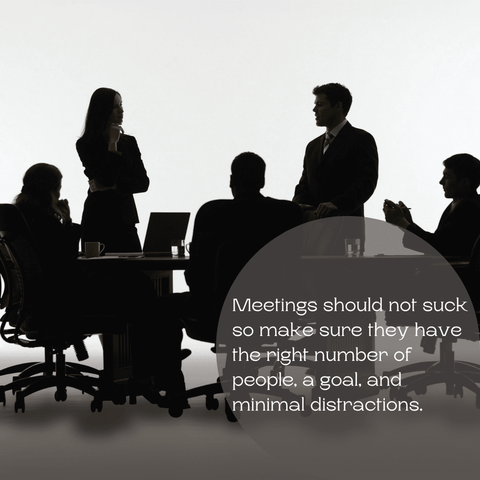 Meetings do not have to be awful.