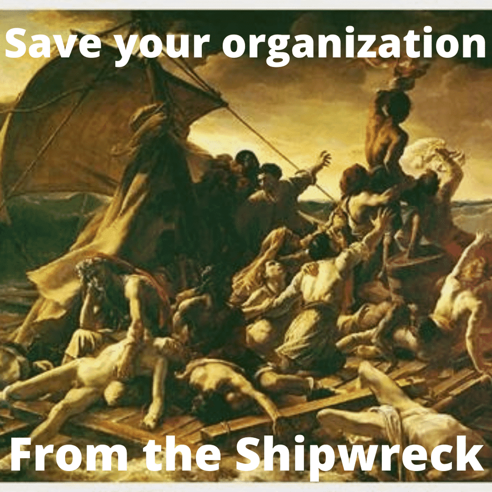 Use agile to save an organizational shipwreck.