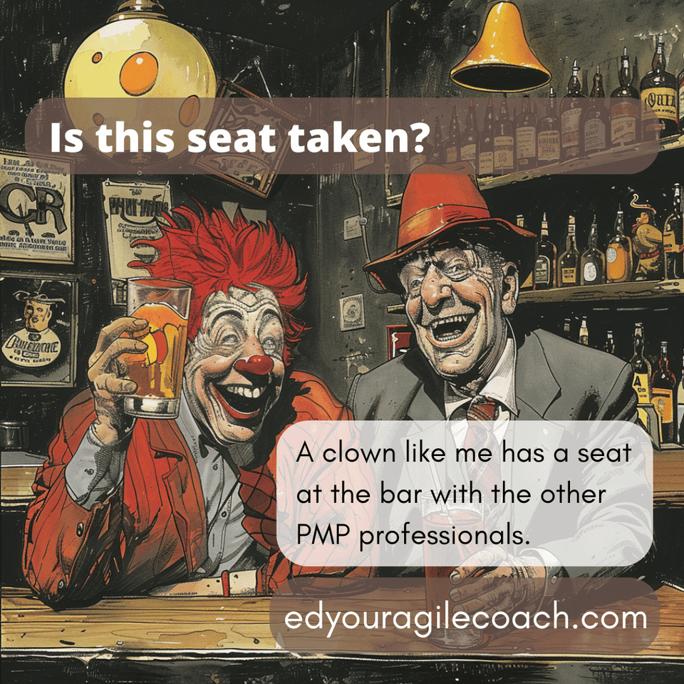 A scrum master walks into a PMP classroom...