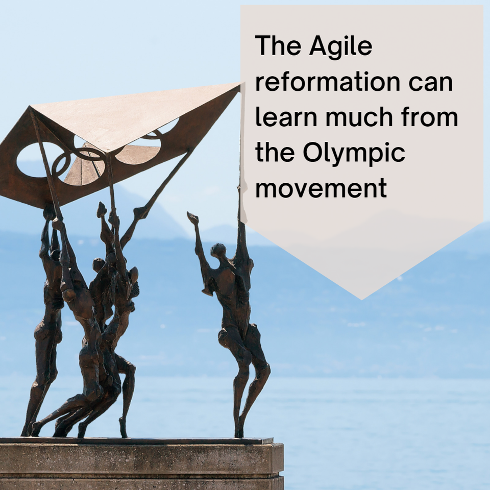 An agile look at the Olympics.
