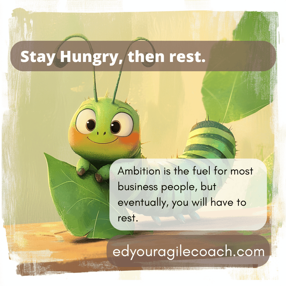 On being a hungry caterpillar