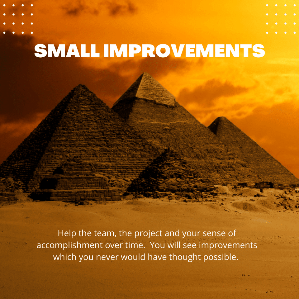 The pryamids of Giza.