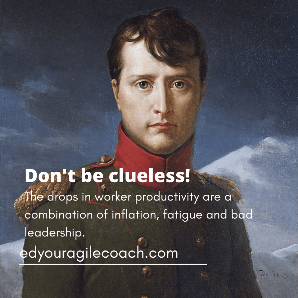 Some Reasons Why We Are Less Productive.