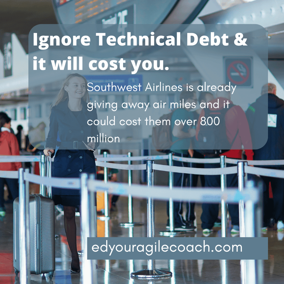 Southwest and lessons of technical debt.