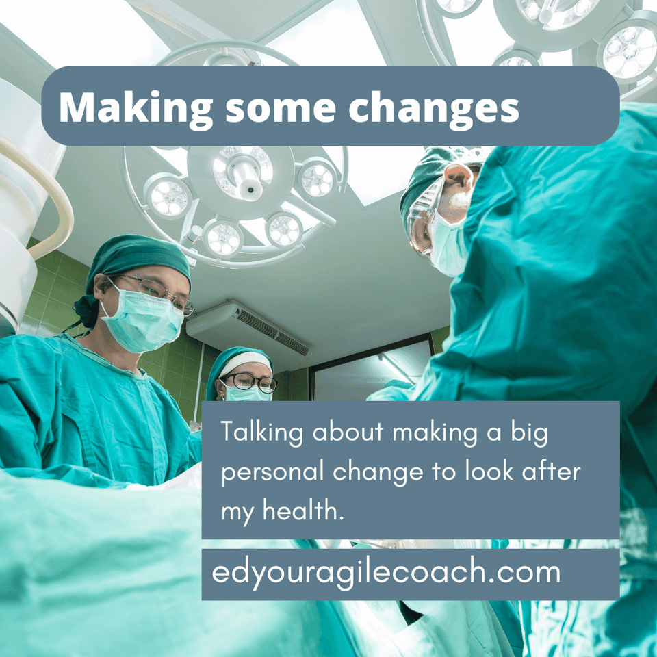 On making a radical change.