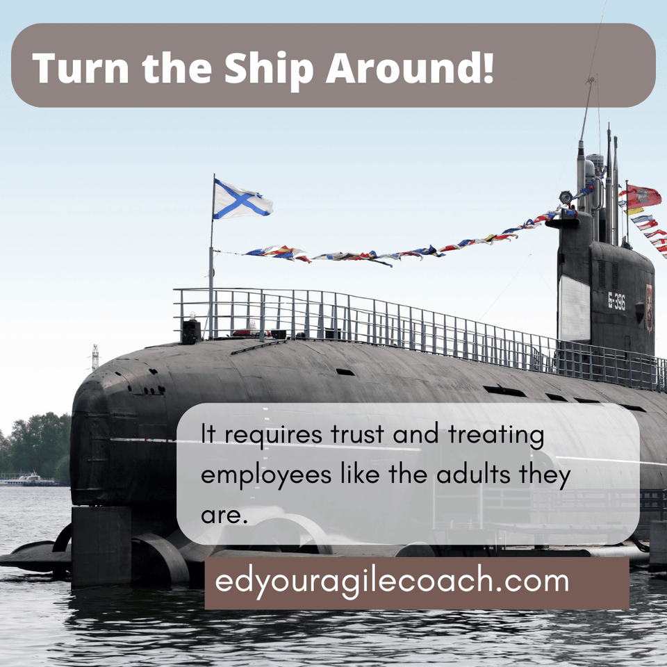 Turning the ship around requires trust.