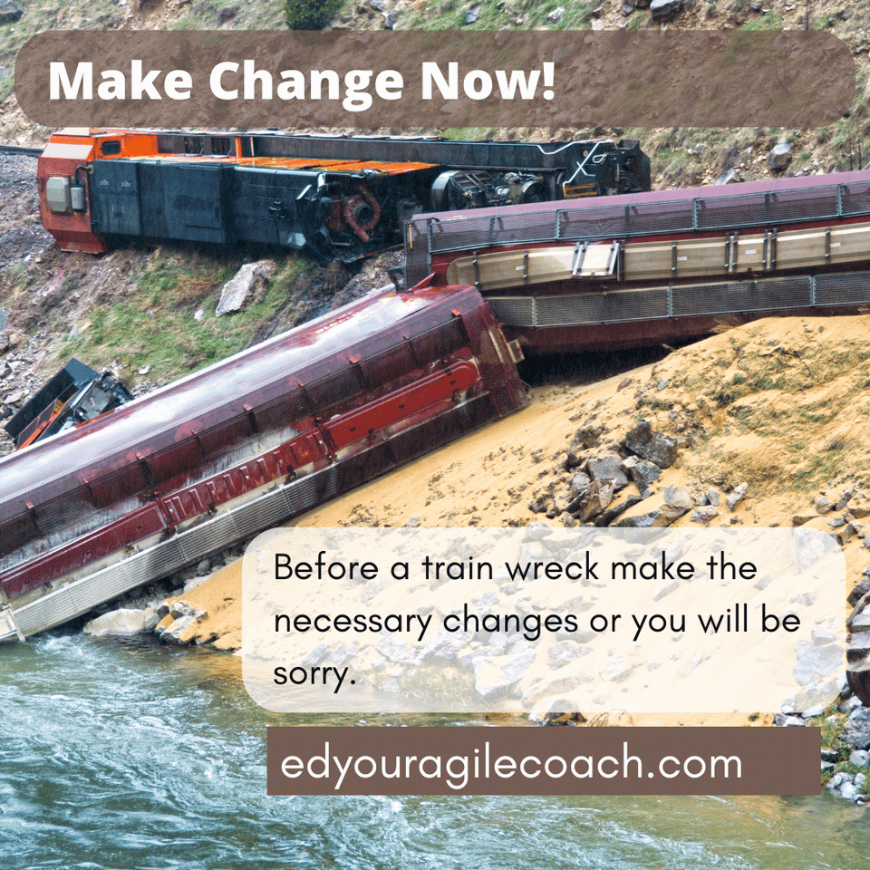 Change is Necessary to Fix Problems.