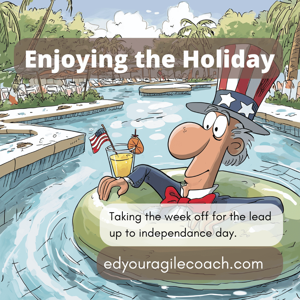 Enjoying a Fourth of July week.