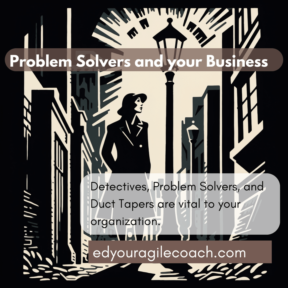 In Praise of Duct Tapers and Problem Solvers.