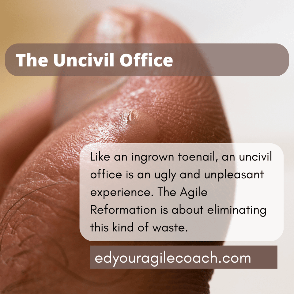 Fighting the Uncivil Office with Agile.