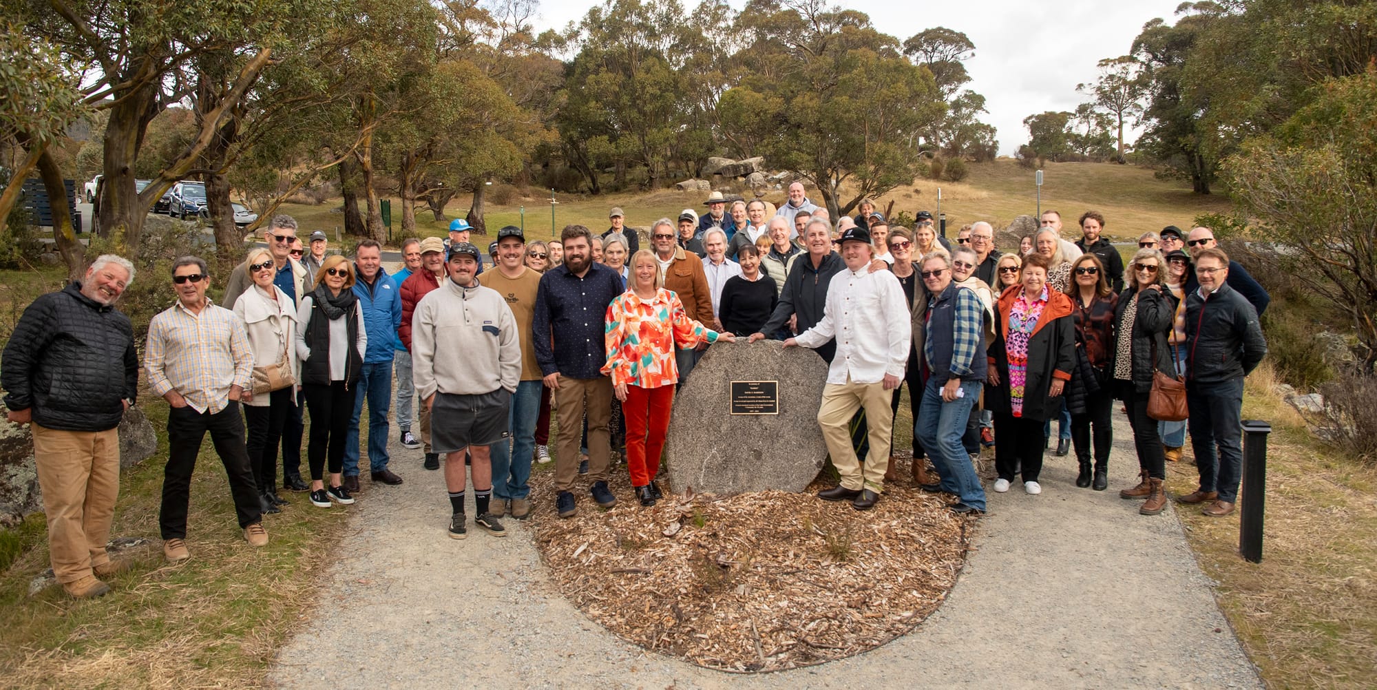 Attendees at the Memorial.