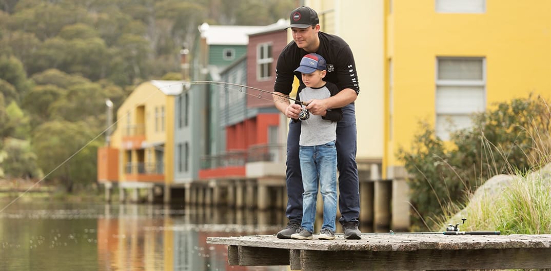 Catch a fish in Lake Crackenback