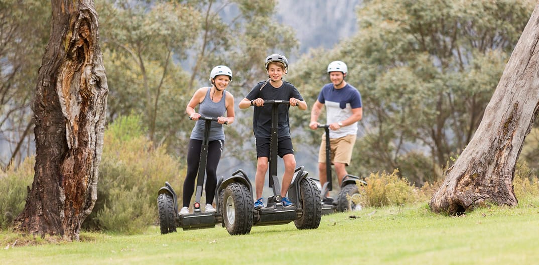 Segway fun around Lake Crackenback