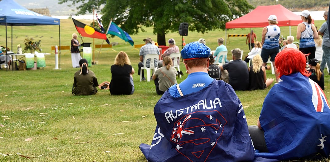 Australia Day attire.