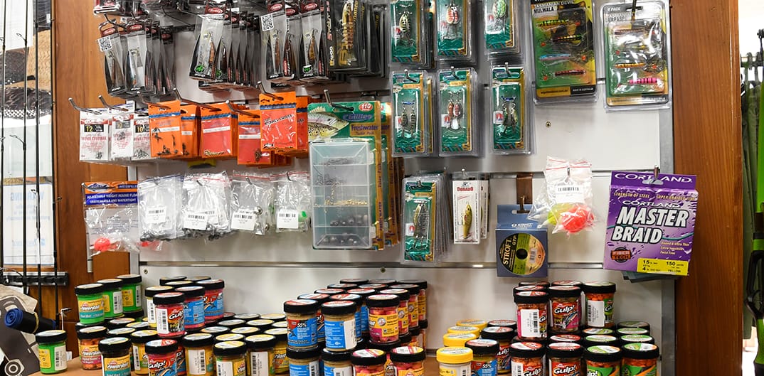 A full range of equipment and accessories to have you catching trout .