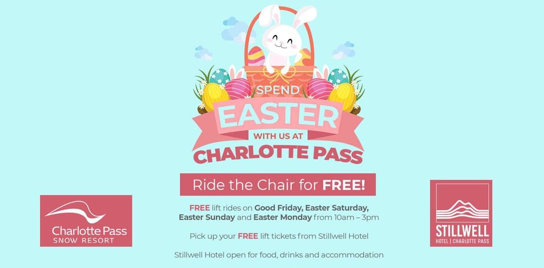 Easter - Charlotte Pass Free Chair Rides Post feature image