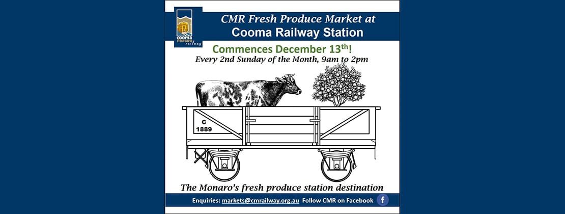 Cooma Railway Station Fresh Produce Markets Post feature image