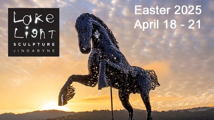 Easter - Jindabyne Lake Light Sculpture 2025 Post feature image
