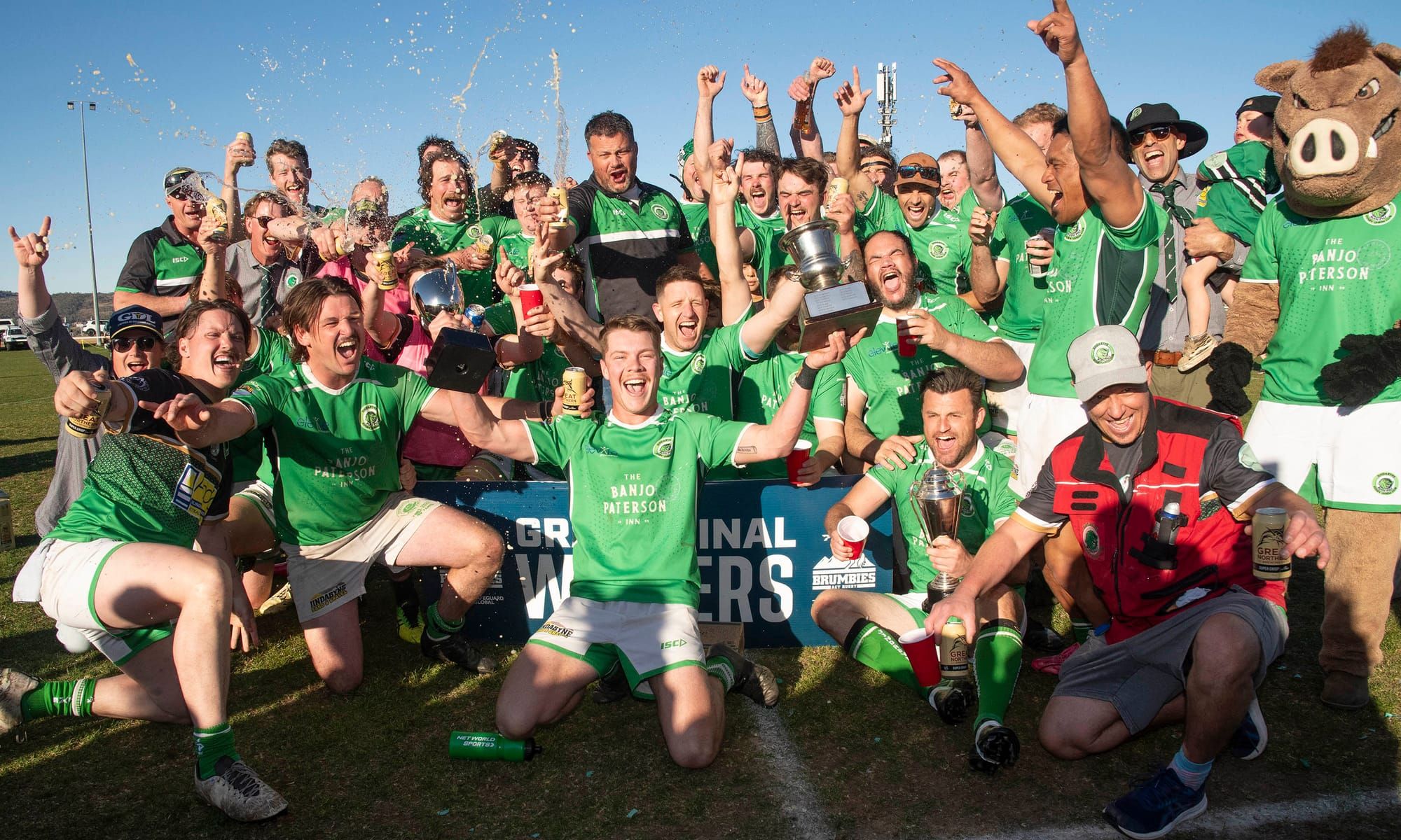 Jindabyne Bushpigs win third straight rugby premiership Post image