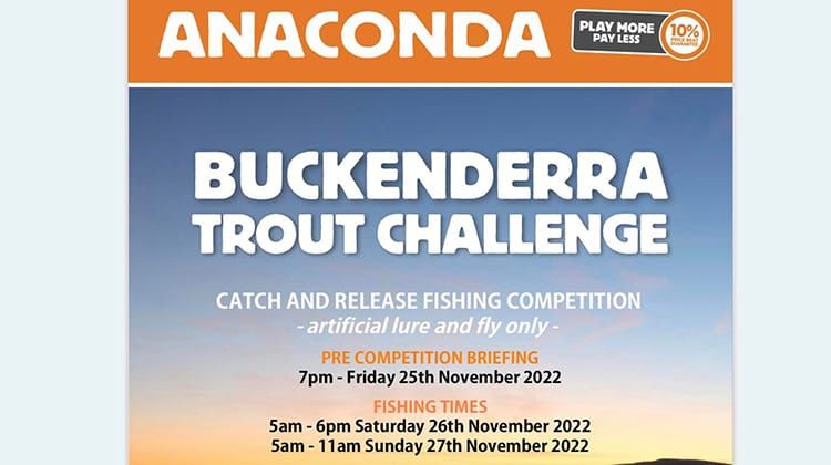 Buckenderra Anaconda 2022 Trout Challenge Post image