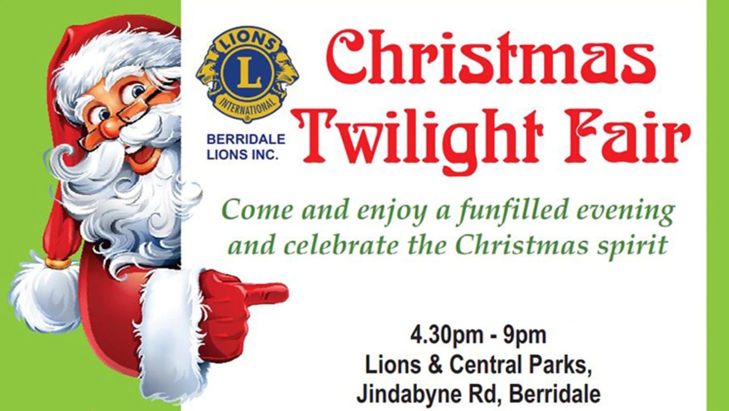 Berridale Lions Xmas Fair Night Post image