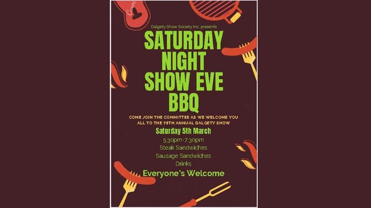 Dalgety Show Eve BBQ Post image