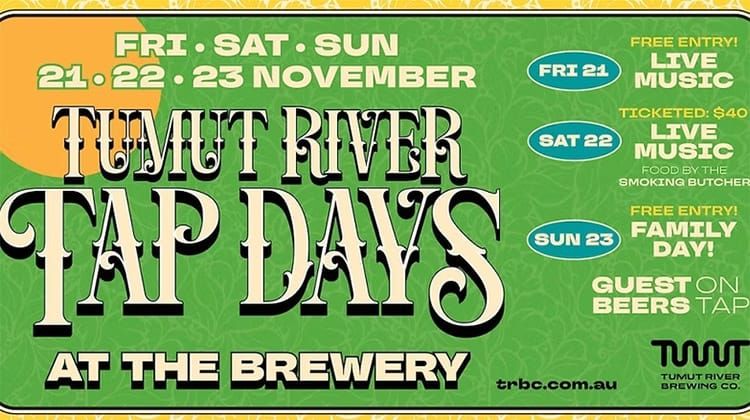 Tumut River Tap Days at the Brewery Post image
