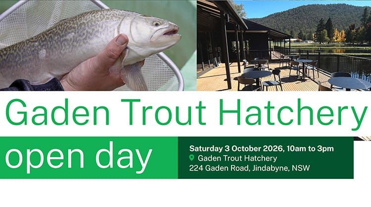 Gaden Trout Hatchery Open Day 3 October 2026 Post image