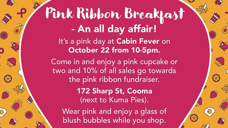 Cooma - Pink Ribbon Breakfast Post feature image