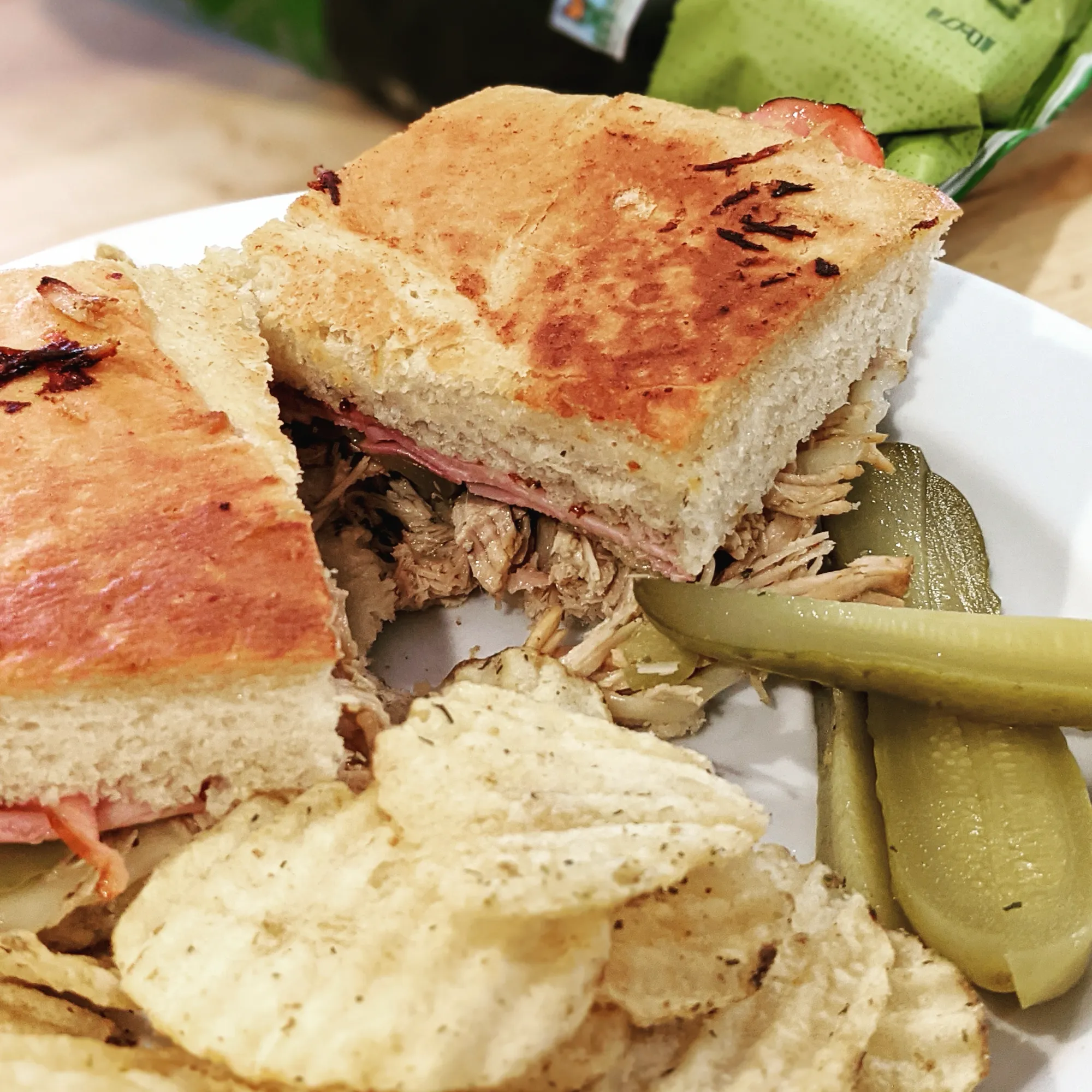 Bonus tasty image... I present the Cuban Sandwich!