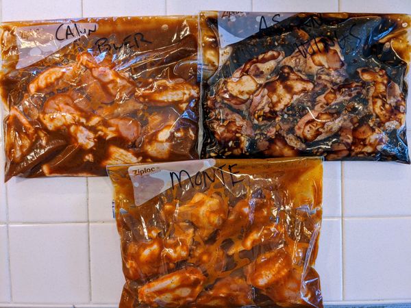Chicken Wings Three Ways