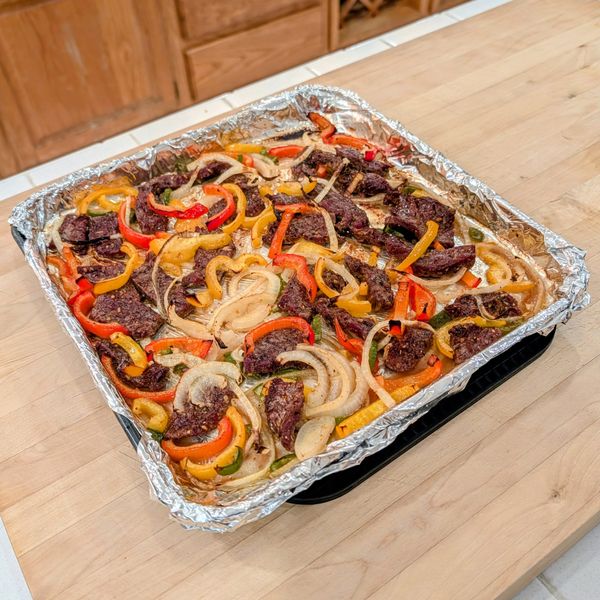 Sheet Pan Beef Fajitas