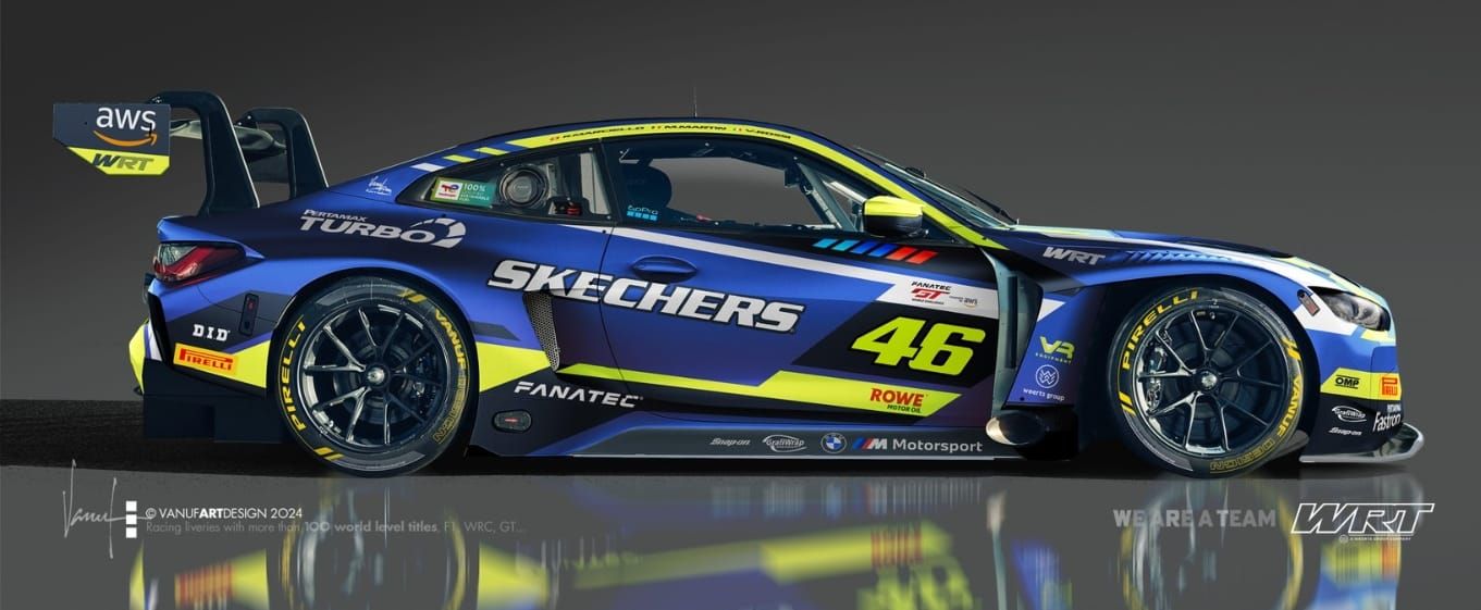 La superbe livrée 2024 de Rossi en GT World Challenge