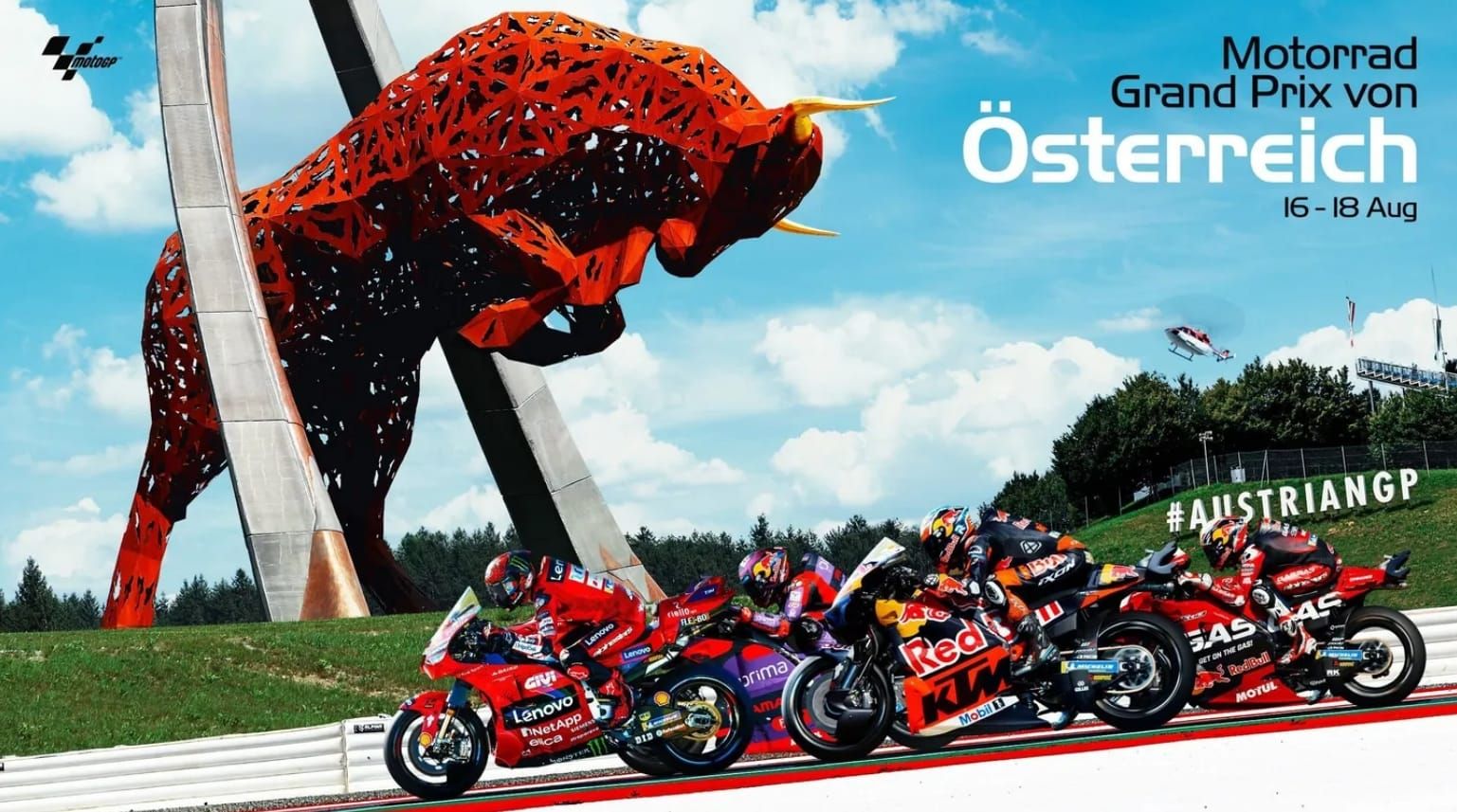 La lutte pour le titre MotoGP arrive en Autriche !