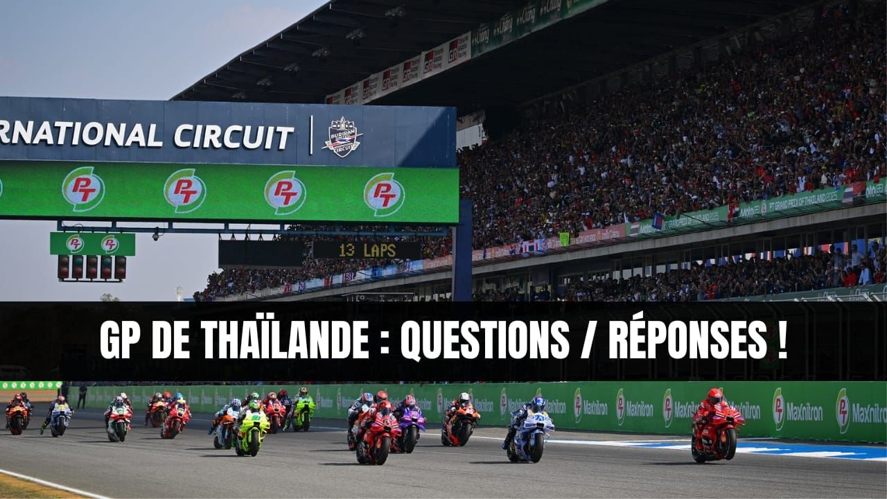 Polémique Acosta, pneus, concessions... Le questions/réponses du GP de Thaïlande !
