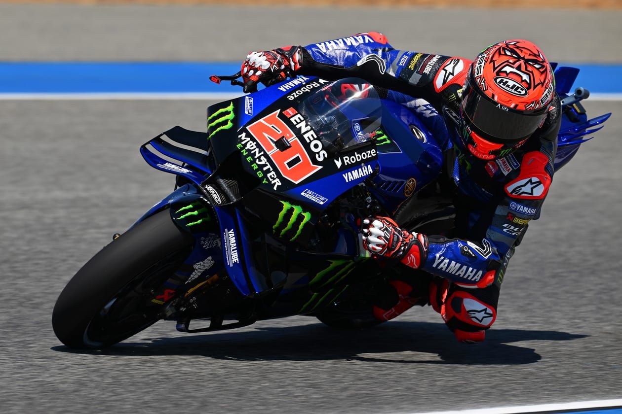 Quartararo « à la limite » mais dans le Top 7 en sprint