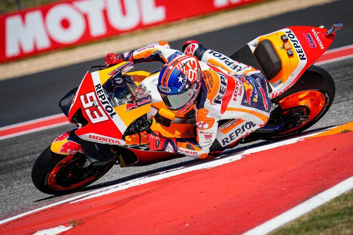 Les stats de Marc Marquez à Austin