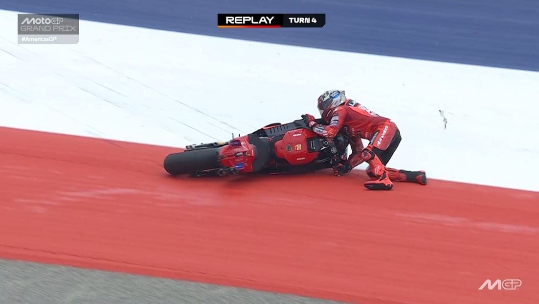 Marquez tombé à Austin : « Tout peut changer en une fraction de seconde »