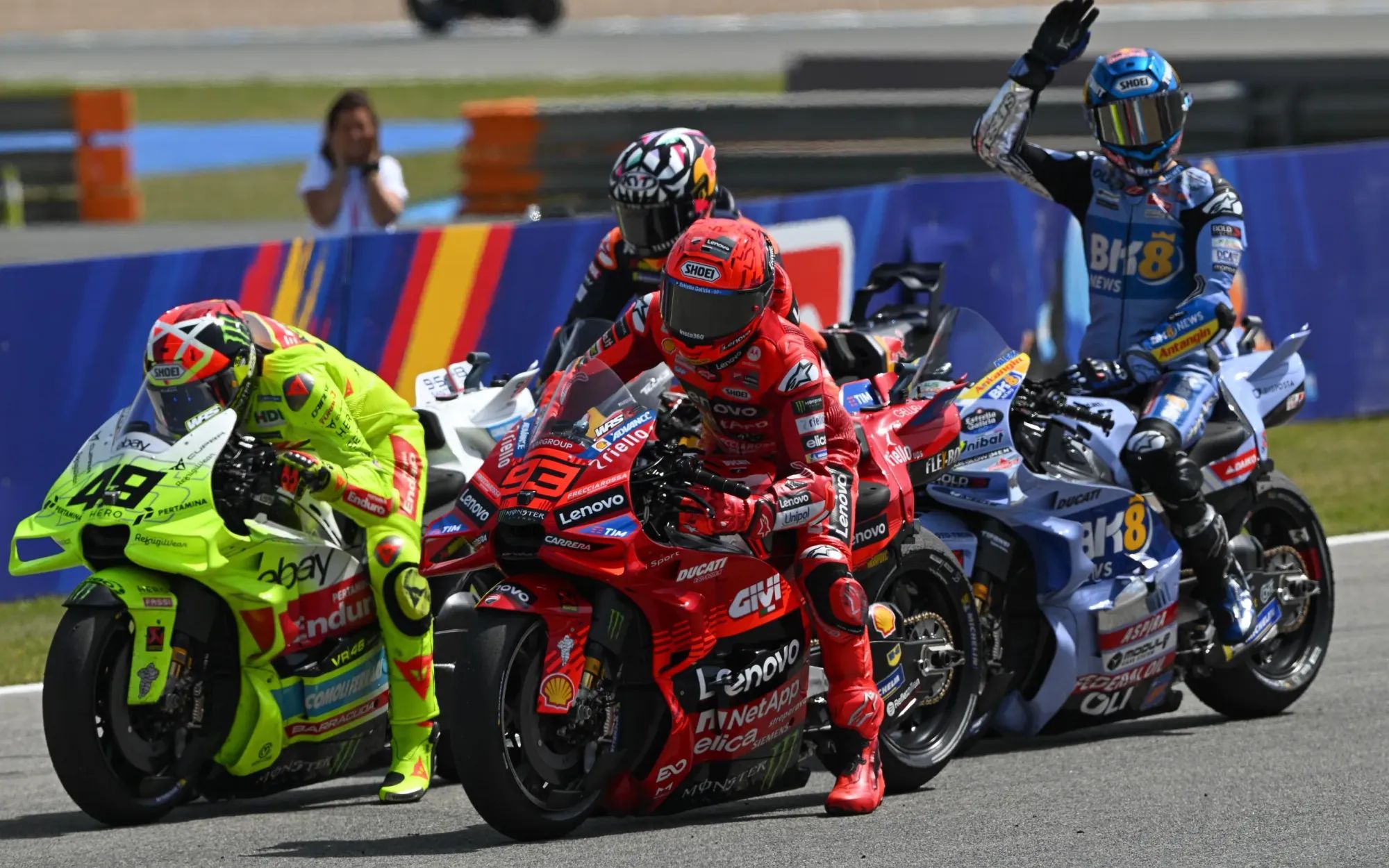 Jerez, FP2 MotoGP : Marquez au milieu des chutes