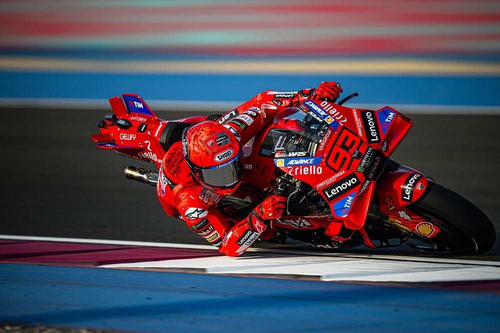 Qatar, Q2 MotoGP : Marquez en pole, Quartararo brillant, Bagnaia à terre !