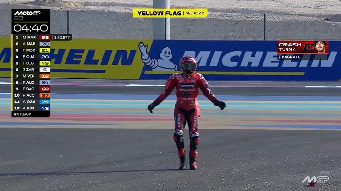 « J'ai perdu le titre pour 10 points... Chaque point compte » - Bagnaia (J2 Qatar)