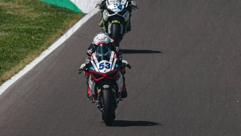 Premier podium français de la saison en Supersport !