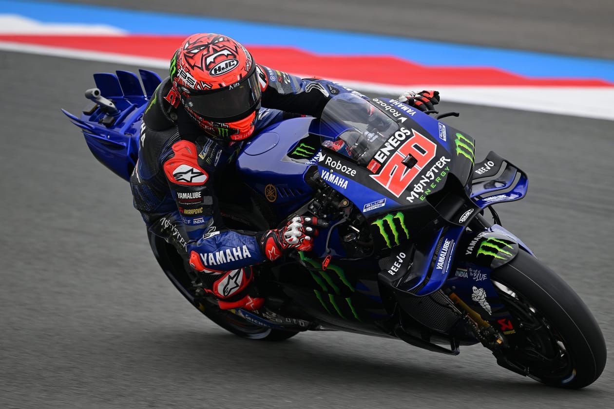 Assen, Quartararo (chute) : « On fait trop le yo-yo »