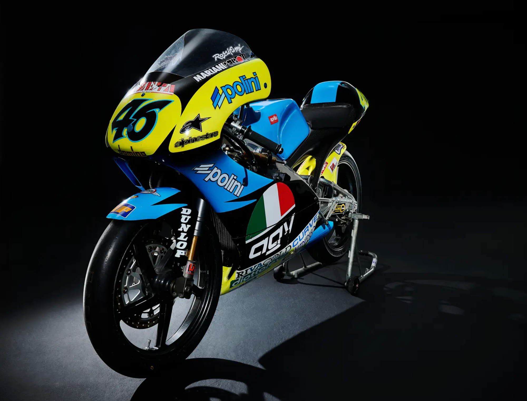 La première Aprilia de Rossi aux enchères