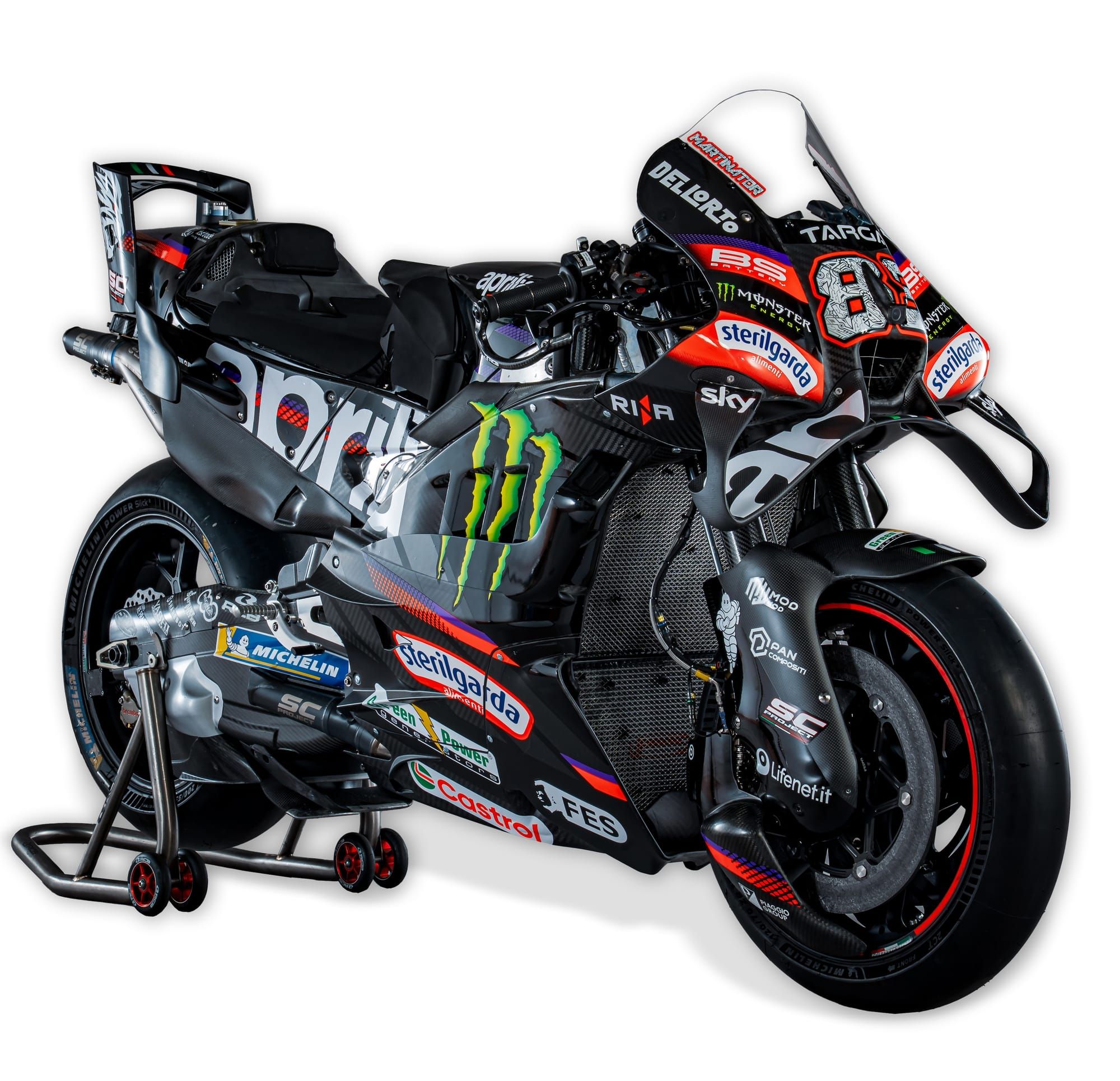 Aprilia officialise un nouveau partenariat avec Monster Energy